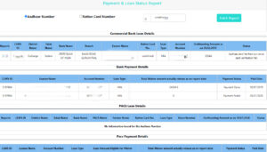 crop loan report