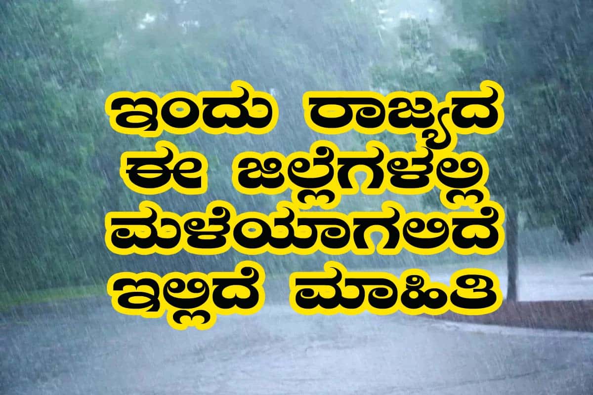 Today rain alert here