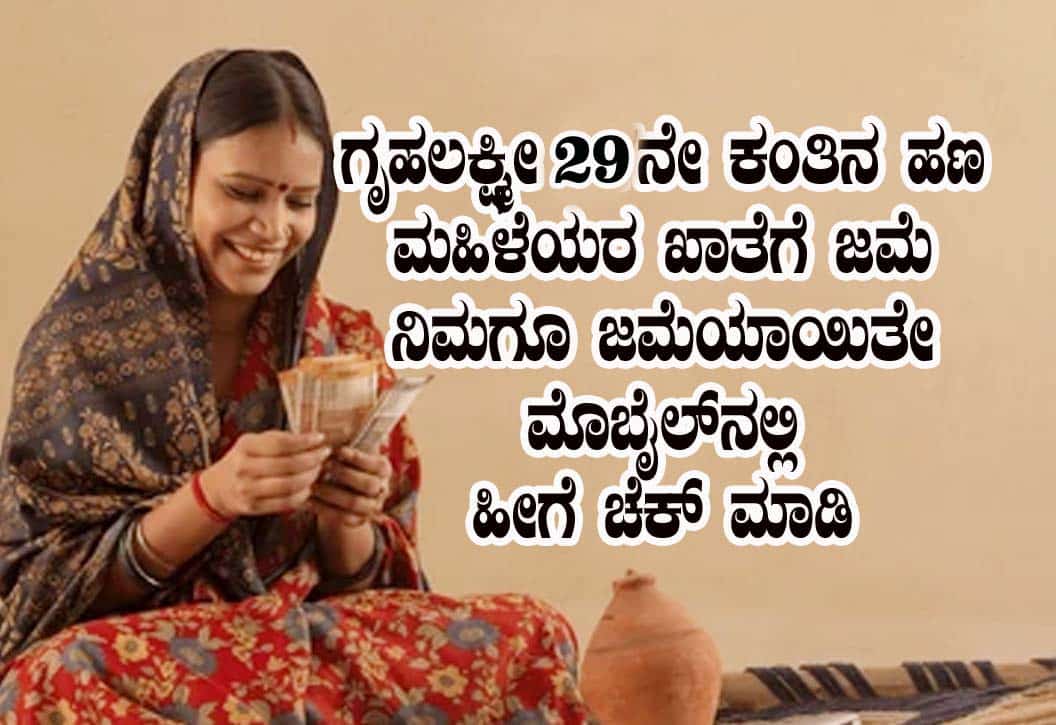 Gruhalakshmi 29th installment credit